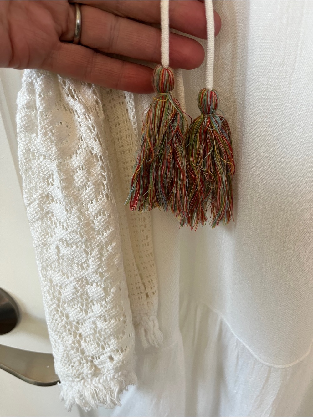 Z&L Europe Embroidered Floral Boho Gauze Dress. SZ S - Picture 12 of 13